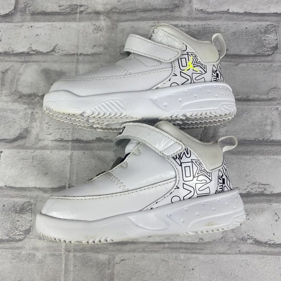 Nike Air Jordan Toddler's Size 8C White Black Shoes DC4107-100 No Box